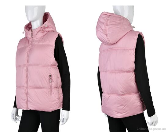 Фотография Жилетка женская Весна/осень 4603-28238 pink (5 шт. р.сетка S-2XL) "Мир" недорого оптом от прямого поставщика, изображение 3