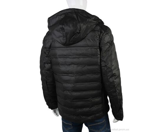 Фотография Куртка мужская Весна/осень 4614-5817 black (5 шт. р.сетка 48-56) "Мир" недорого оптом от прямого поставщика, изображение 2
