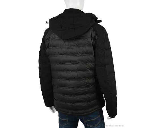 Фотография Куртка мужская Весна/осень 4614-5838 black (5 шт. р.сетка 48-56) "Мир" недорого оптом от прямого поставщика, изображение 2