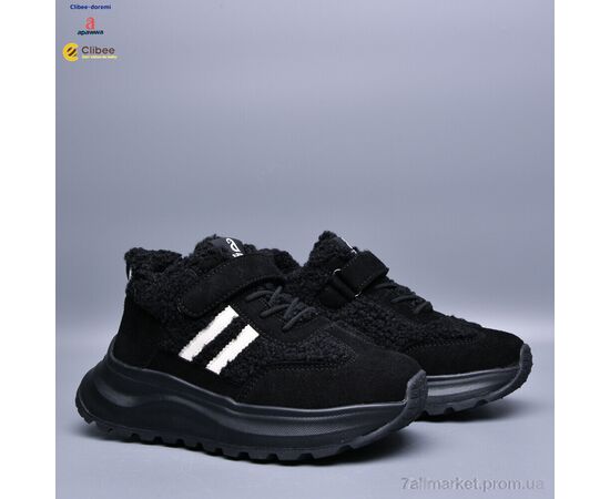 Фотография Кроссовки детские модные зима AB1063 black (8 пар р.33-38) "Clibee-Doremi" недорого оптом от прямого поставщика, изображение 2