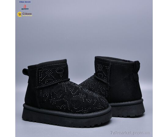 Уггі дитячі утеплені Зима B988 black (8 пар р.25-30) "Clibee-Doremi" недорого оптом від прямого постачальника, зображення 2