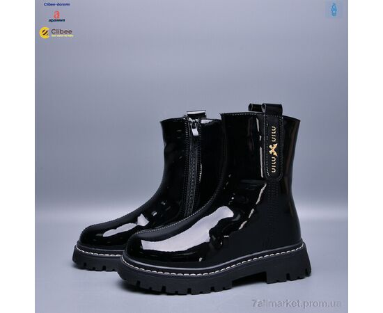 Черевики дитячі зручні Зима C933V black (8 пар р.31-36) "Clibee-Doremi" недорого оптом від прямого постачальника, зображення 2