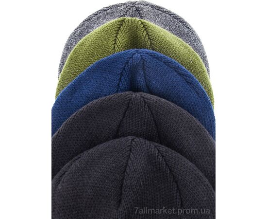 Фотография Шапка мужская Зима Ребро тонка mix (5 шт. р.сетка 58-60) "Red Hat" недорого оптом от прямого поставщика, изображение 3