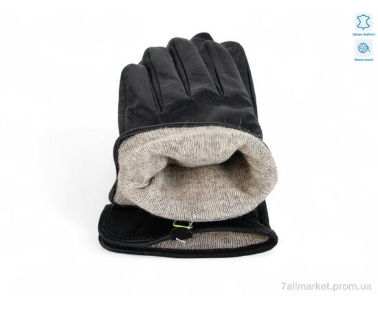 Фотография Перчатки мужские Зима 0542 black (10 шт. р.сетка 10-13) "TUZZI" недорого оптом от прямого поставщика, изображение 2