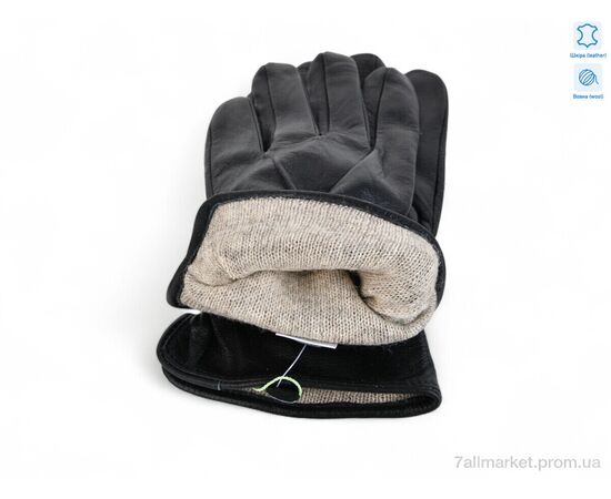 Фотография Перчатки мужские Зима 0554 black (10 шт. р.сетка 10-13) "TUZZI" недорого оптом от прямого поставщика, изображение 2