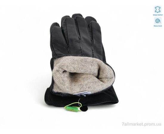 Фотография Перчатки мужские Зима 0536 black (10 шт. р.сетка 10-13) "TUZZI" недорого оптом от прямого поставщика, изображение 2