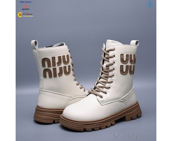 Черевики дитячі зручні Зима ABC6229 beige (8 пар р.31-37) "Clibee-Doremi" недорого оптом від прямого постачальника, зображення 2