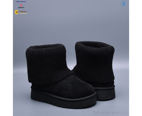 Уггі дитячі утеплені Зима ABB950-1 black (8 пар р.25-30) "Clibee-Doremi" недорого оптом від прямого постачальника, зображення 2