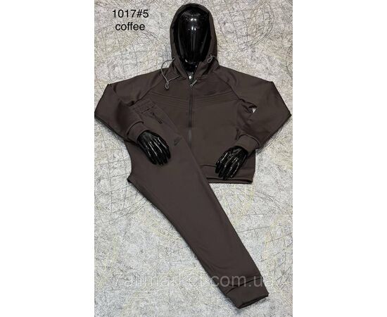 Фотография Спортивный костюм мужской на велюре размеры L-4XL(3цв)"PROSTOMEN" недорого от прямого поставщика, изображение 2
