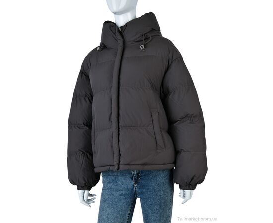 Куртка жіноча Зима 6718-44 grey (4 шт. р.сіткаM-2XL) "Swit_odigu" недорого оптом від прямого постачальника, зображення 3