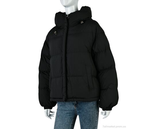 Куртка жіноча Зима 6718-02 black (4 шт. р.сіткаM-2XL) "Swit_odigu" недорого оптом від прямого постачальника, зображення 3