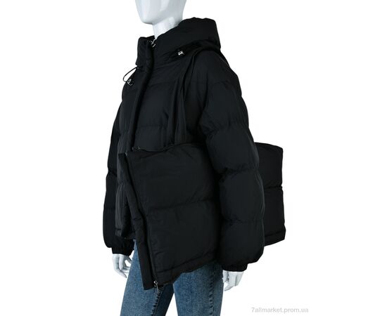 Куртка жіноча Зима 6718-02 black (4 шт. р.сіткаM-2XL) "Swit_odigu" недорого оптом від прямого постачальника, зображення 4