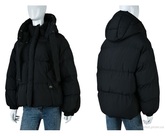 Куртка жіноча Зима 6607 black (4 шт. р.сіткаM-2XL) "Swit_odigu" недорого оптом від прямого постачальника, зображення 4