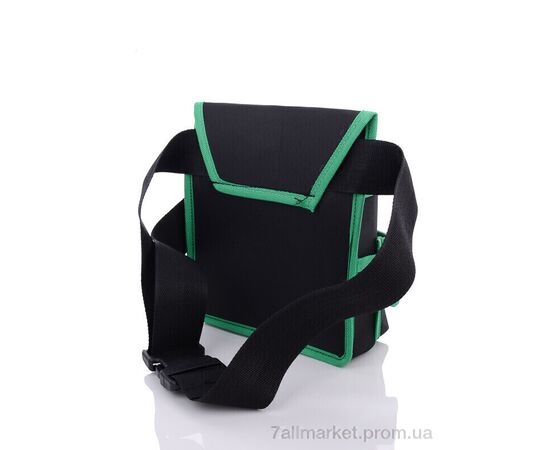 Сумка чоловіча A04 black 17*20*8 см, "ASHIGULI" недорого оптом від прямого постачальника, зображення 2