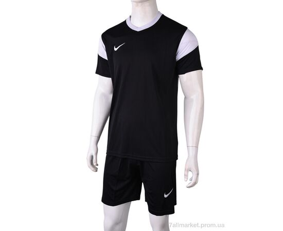 Спортивний костюм чоловічий Літо 761NI чорно-білий (6 шт. р.сіткаL-2XL) "Presto" недорого оптом від прямого постачальника, зображення 4