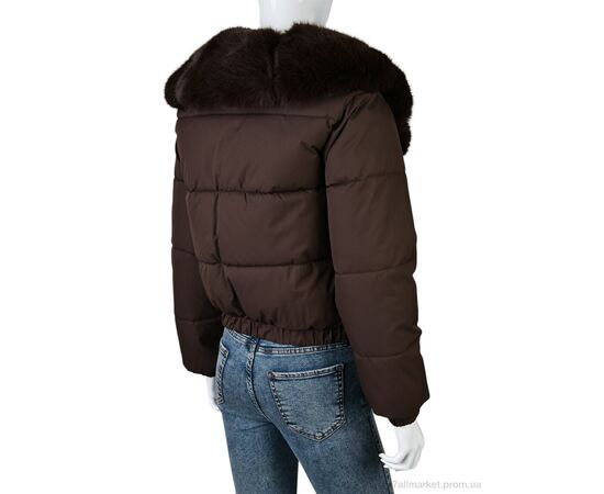 Фотография Куртка женская Зима 0156 brown (4 шт. р.сетка M-2XL) "Swit_odigu" недорого оптом от прямого поставщика, изображение 2