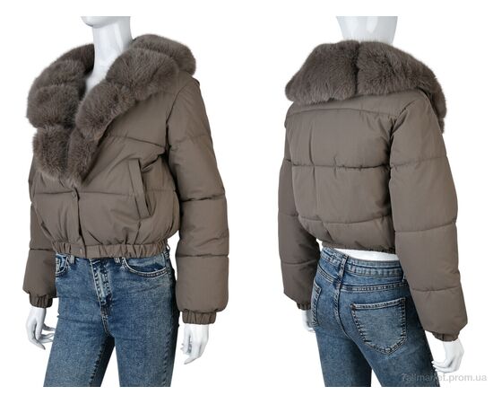 Фотография Куртка женская Зима 0156 grey (4 шт. р.сетка M-2XL) "Swit_odigu" недорого оптом от прямого поставщика, изображение 3