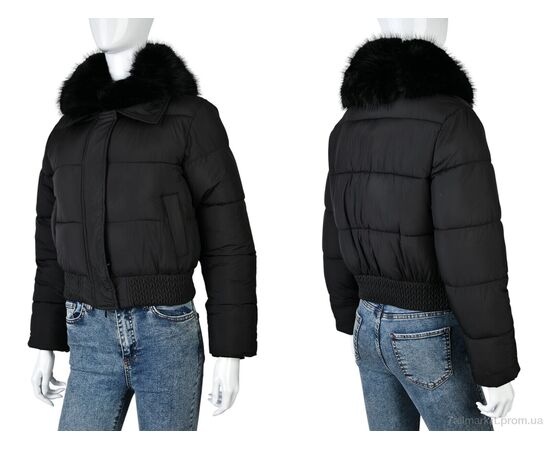 Фотография Куртка женская Зима 0179 black (4 шт. р.сетка M-2XL) "Swit_odigu" недорого оптом от прямого поставщика, изображение 3