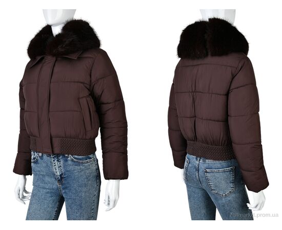 Фотография Куртка женская Зима 0179 brown (4 шт. р.сетка M-2XL) "Swit_odigu" недорого оптом от прямого поставщика, изображение 3