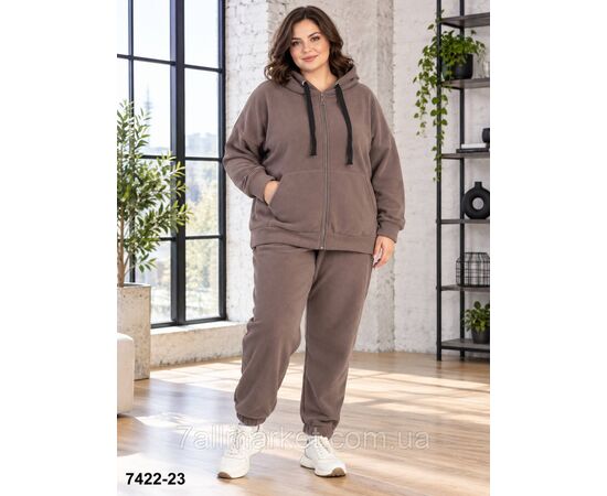 Фотография Спортивний костюм жіночий polar фліс 52(XL),54(2XL),56(3XL),58(4XL) (4цв) "NOWEMBER", изображение 4